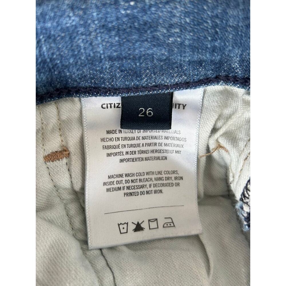 Citizens of Humanity Jolene High Rise Jeans Blue Size 26 Straight Leg - Picture 8 of 9